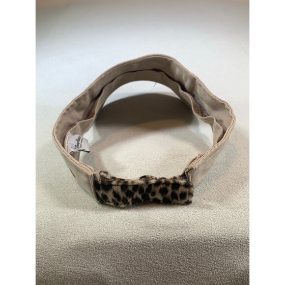 Disney Parks Animal Kingdom Animal Cheetah Print Mickey Visor Hat Cap Adult Size - Picture 6 of 8